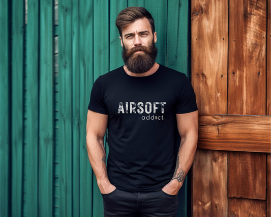 Airsoft addict, Airsoft player shirt